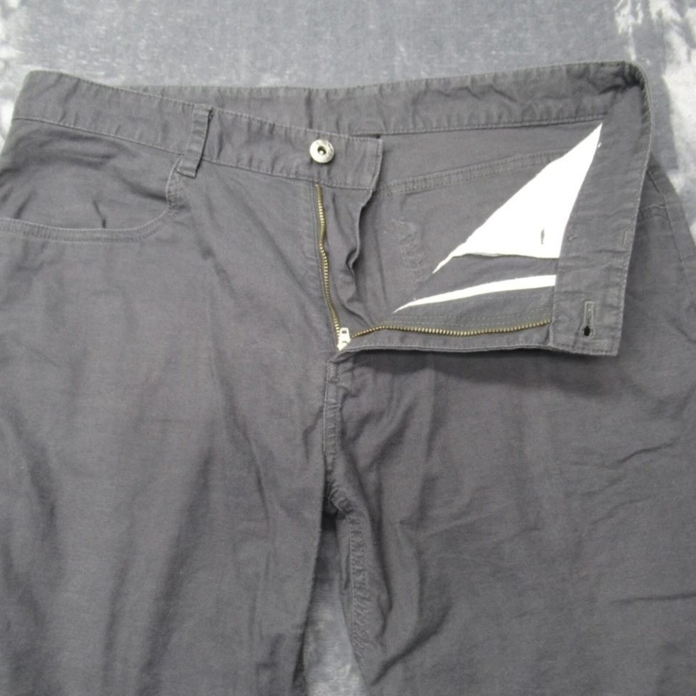 The North Face Pants Men 34x29 Short Gray Baggy Wide Leg Boot iking Gorpcore - Picture 4 of 15